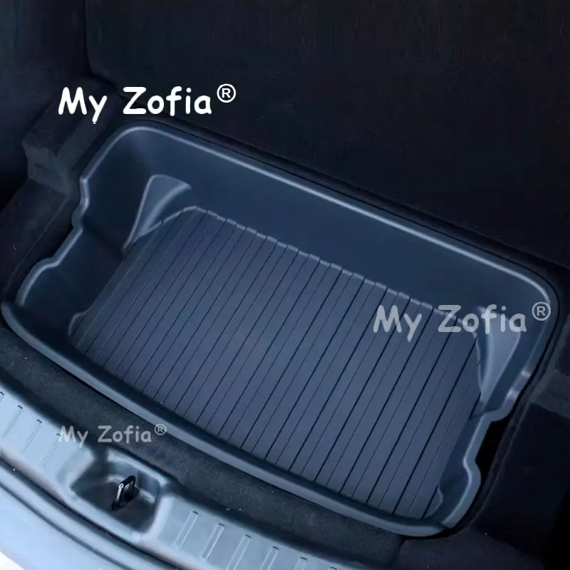 

For Tesla Model YL 2026 2027 Car Front Rear Trunk Storage Box Luggage Frunk Organizer Box Dustproof Cargo Tray Accessories