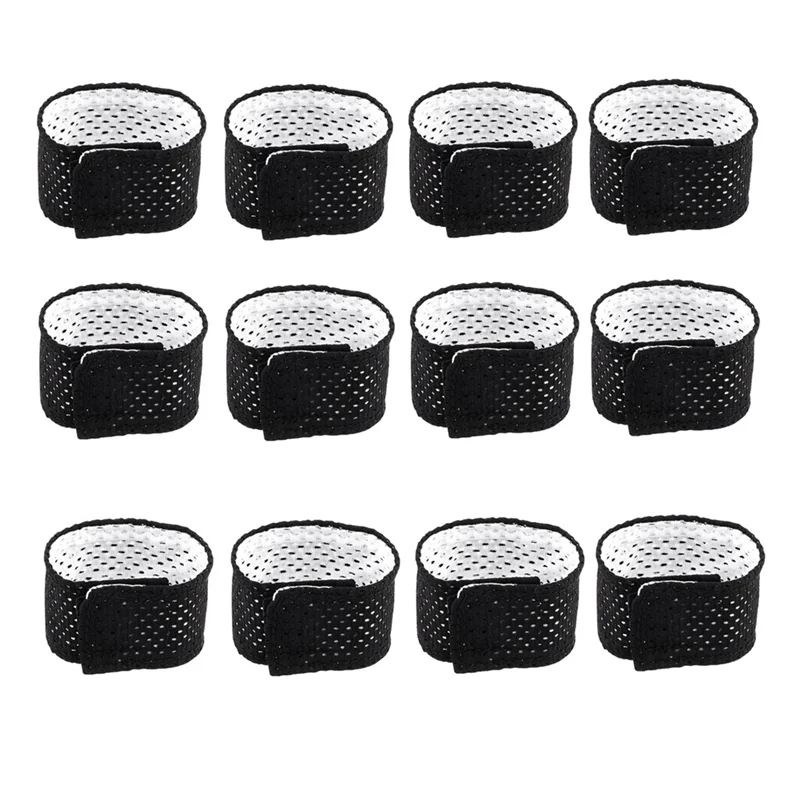 NALFI-12 ชิ้นเสื้อแขนยาวผู้ถือฟุตบอลซอฟท์บอลแขนผูก Hook & LOOP Fasteners สายรัดแขน