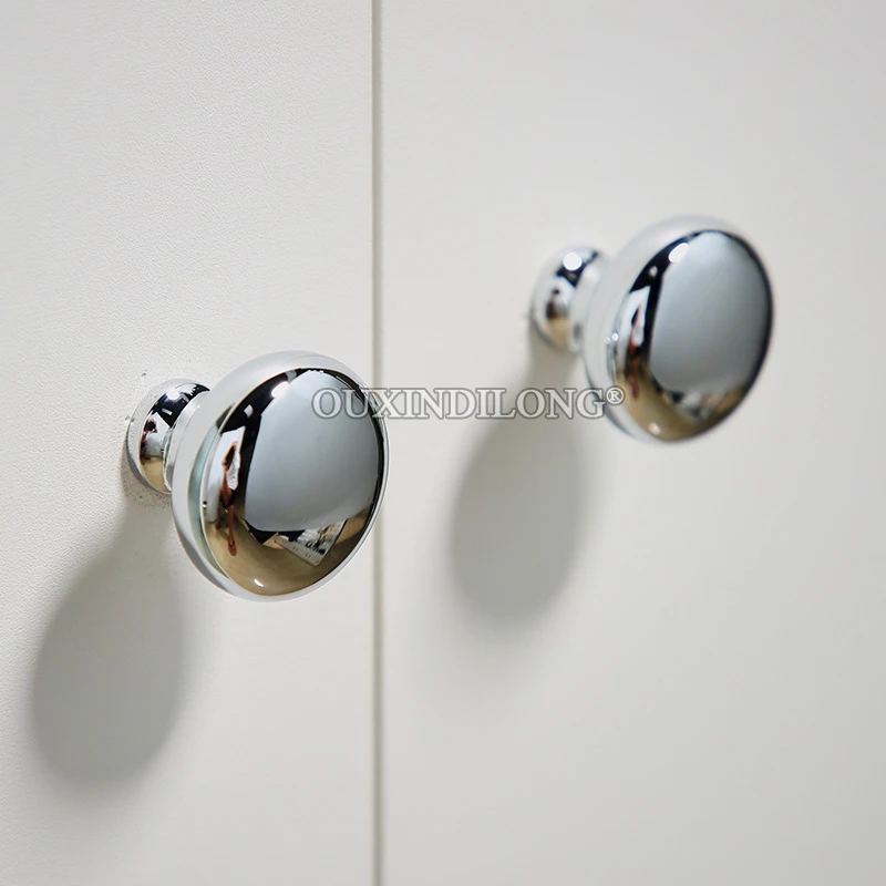 

HOT 10PCS Solid Brass Chromed Furniture Pulls Handles Drawer Knobs Cupboard Wardrobe Closet Dresser Shoe Wine Cabinet Pulls Knob