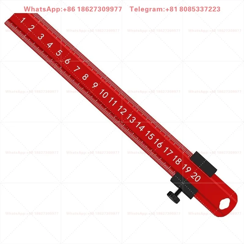 10PCS Thickened aluminum ruler positioning block multifunctional high-precision aluminum alloy scale