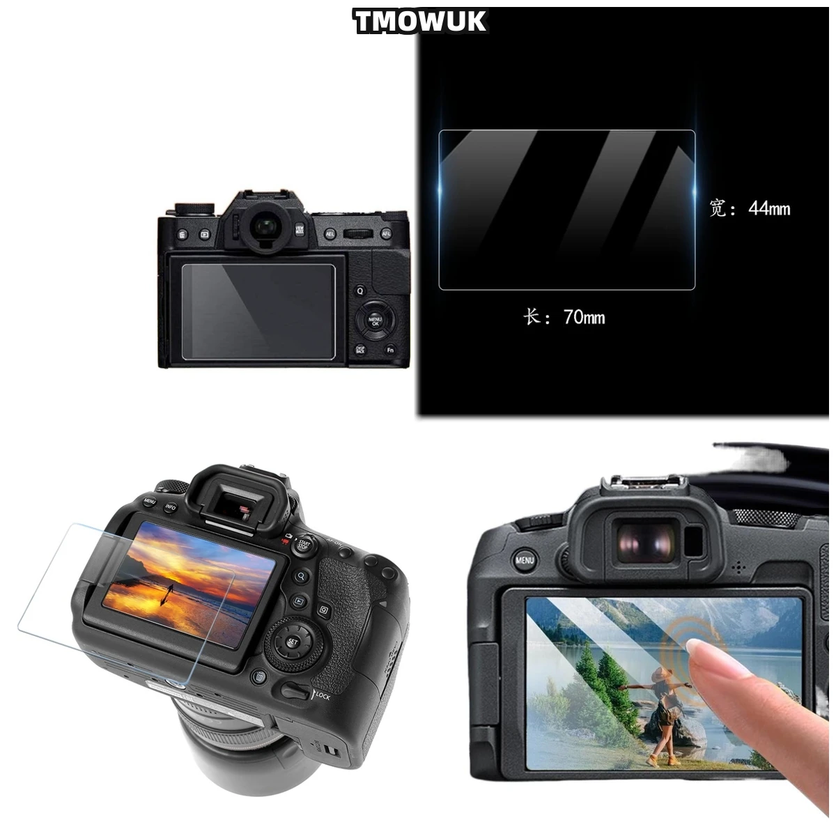 

For Fujifilm X-T10 T20 T30 M1 A1 A2 E2 E3 X30 XF10 XS10 XS20 Tempered Glass Screen Protector Film Cover
