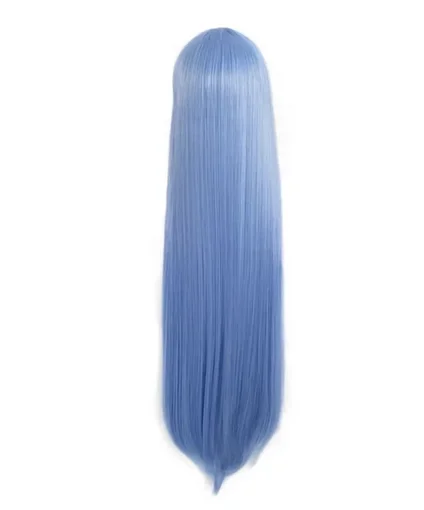 My Hero Academia Nejire Hado Hadou Cosplay Wig Long Soft Blue Straight Hair Women Party Wigs Cosplay Costume Wig