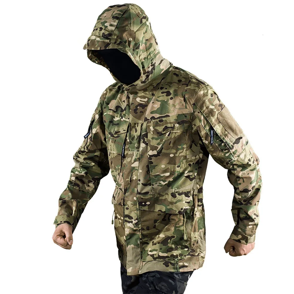 Winter M65 Trench Coats Tactical Camouflage Jacket US Men\'s Windproof Warm Windbreaker Uniform Outdoor Clothing