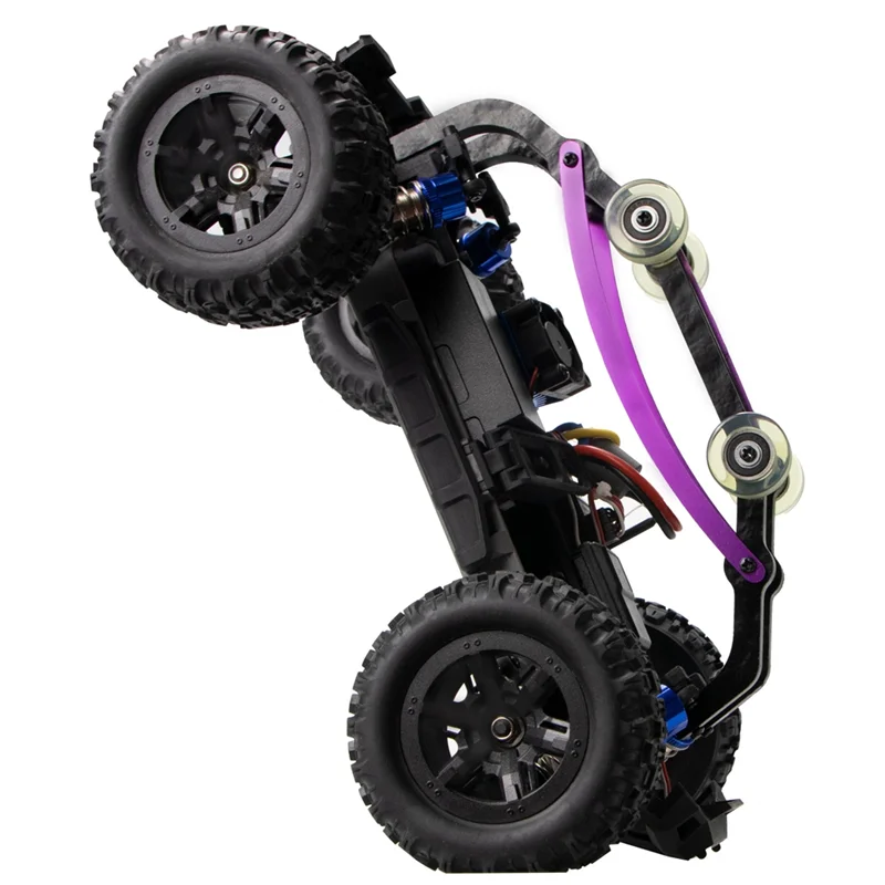 JY-Nylon Liga de Alumínio Roll Cage Wheelie Bar Para MJX H16 16207 16208 16209 16210 1/16 RC Car Upgrade Parts