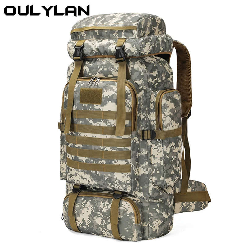 

Comfortable Breathable Backpack Men Multifunctional Waterproof Wear-resistant Lightweight 80L High-Capacity Outdoor Sport Bag