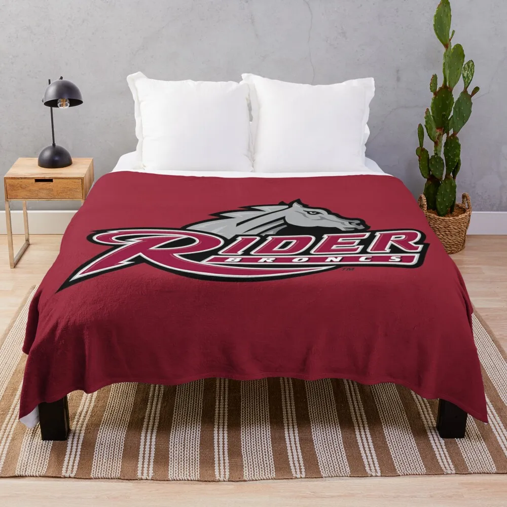 Rider Broncs Throw Blanket blankets ands warm winter Custom christmas gifts Retros Blankets