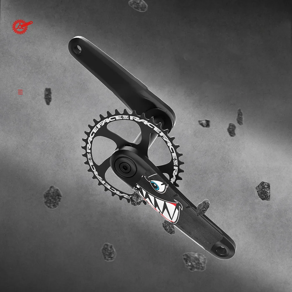 Bike Crank Arms Stickers Black/Transparent PVC Protect Decal Protection From Abrasion 140x55mm Cycling Accessories 2022 New