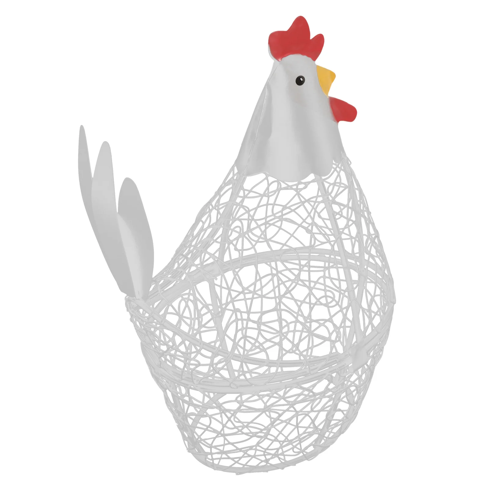 

Wire Rustic Egg Carrying Basket Baskets Ceramics Chicken Holder Countertop Eggs