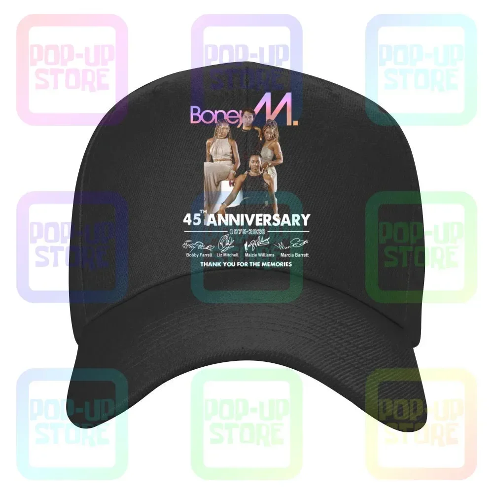 Boney M 45Th Anniversary 1975 2020 Thank You Caps Baseball Cap