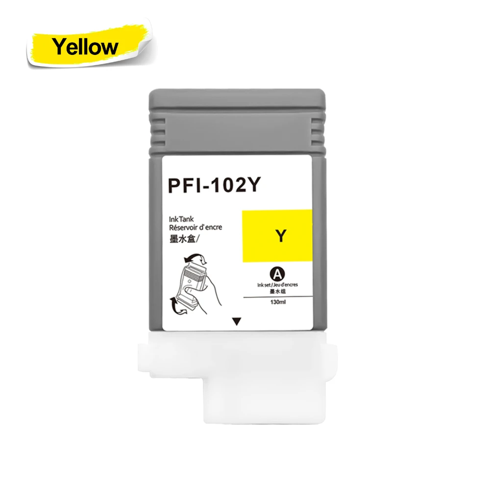 PFI-107 Kartrid Tinta Kompatibel dengan Chip untuk Canon IPF670 IPF680 IPF685 IPF770 IPF780 PFI107 130ML