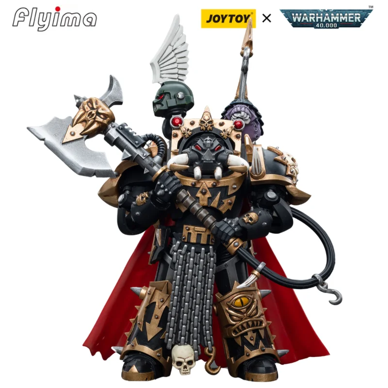 

[IN-STOCK] JOYTOY 1/18 Chaos Space Marines Black Legion Chaos Lord in Terminator Armour Action Figure Toy Gift Free Shipping