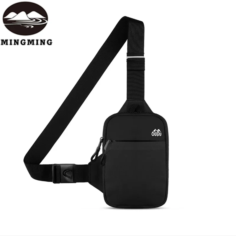 

Shoulder Chest Bag for Men Nylon Convenient Popular Crossbody Bags Sports Leisure Cycling Mobile Phone Messenger Bag Wholesale