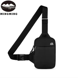 Shoulder Chest Bag for Men Nylon Convenient Popular Crossbody Bags Sports Leisure Cycling  Mobile Phone Messenger Bag Wholesale