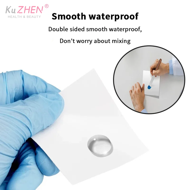 

50 листов/упаковка, стоматологическая смесительная бумага, одноразовая двусторонняя бумага, лабораторная подушечка для протезов, цементный порошок, стоматологические инструменты, размер L/M/S