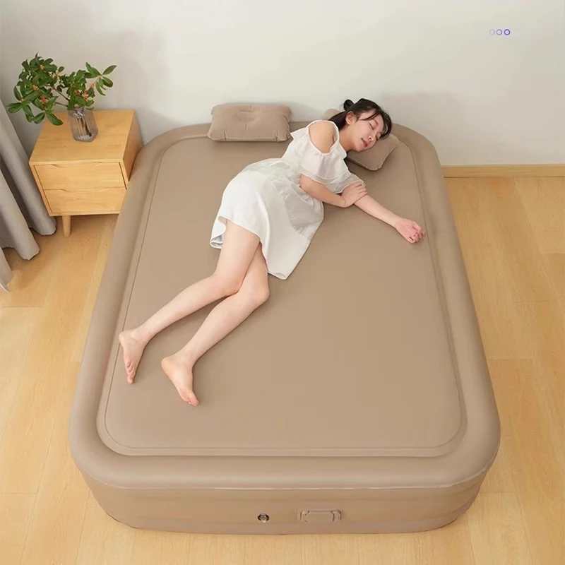Tempat Tidur Tiup Besar untuk Berkemah, Tempat Tidur Tiup Ergonomis Portabel Mewah, Nyaman untuk Luar Ruangan, Furnitur Divano Gonfiabile untuk Kamar