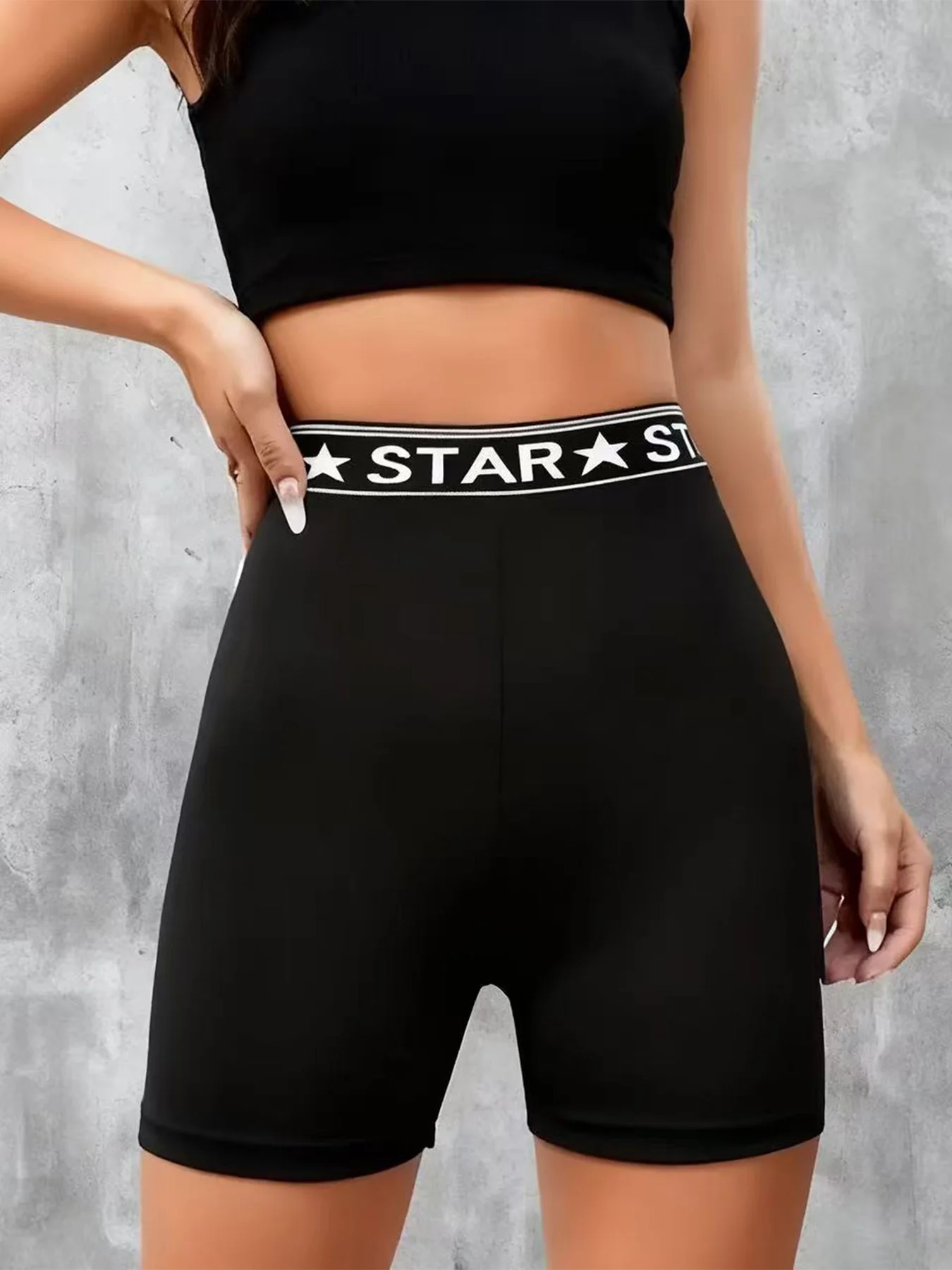 Cintura alta carta impressão calças de yoga feminino respirável shorts de treinamento de fitness dança esportiva shorts apertados elásticos ginásio