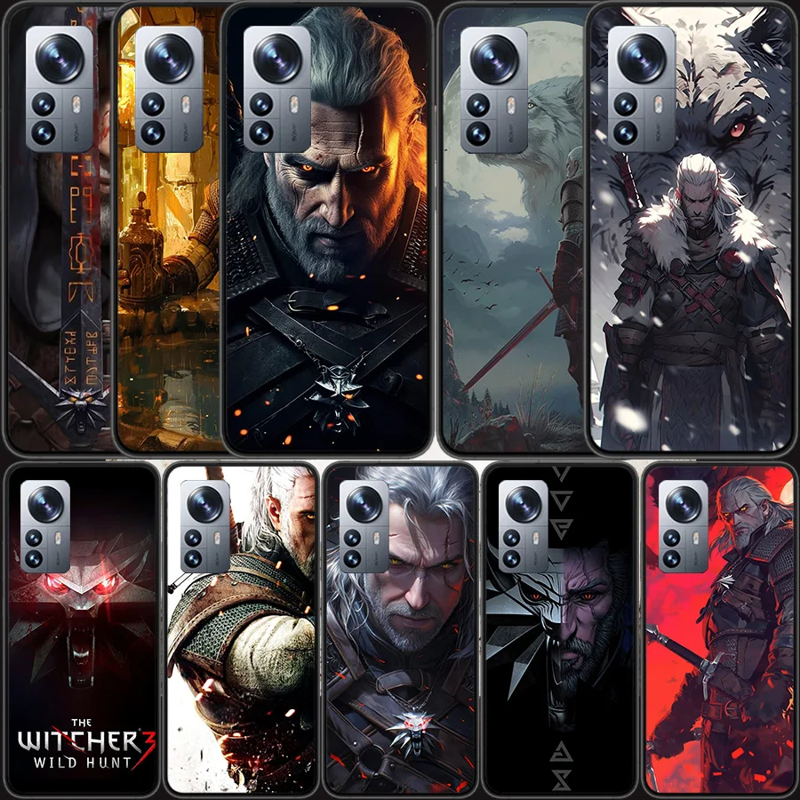 W-WitcherS Game Phone Case For Xiaomi Mi 14 13 12 11T 10T 12T Pro 12X 11i 11 Ultra 10 Lite 5G 9 8 6X 5X A1 A2 Cover Capa Coque F