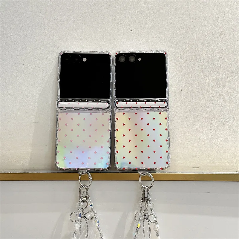 

Korean Wave Point for Samsung Galaxy Z Flip 7 6 5 Protective Back Cover for ZFlip5 ZFlip6 ZFlip7 Case Shell