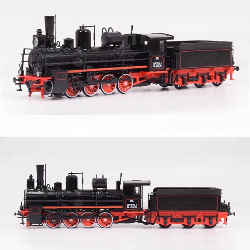 HO 1/87 Soviet Railway Shunting OV Type Mainline Freight Steam Locomotive JLKN004 Simulation Train Model Toy