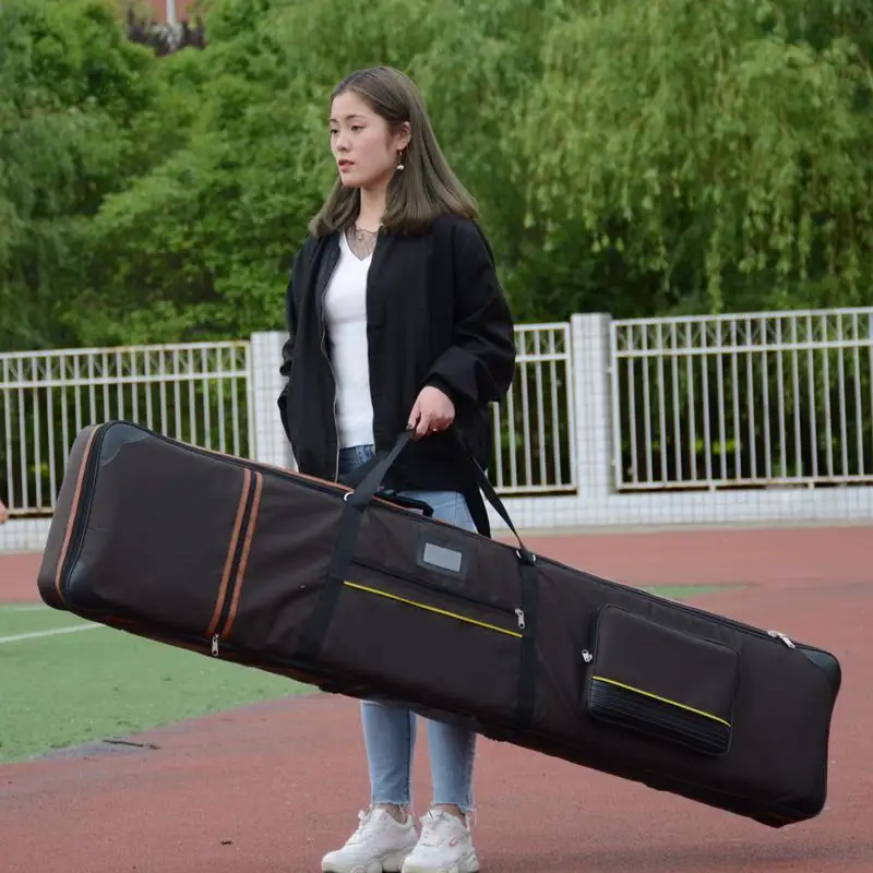 163 Guzheng Storage Bag Oxford Cloth Guzheng Bags Thickened Instrument Organizer Bag Portable String Instrument Accessories