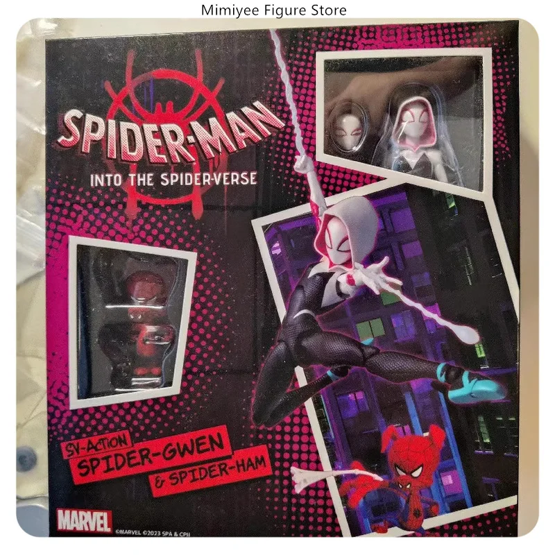 

16 см Паук Гвен Паук Шинка Аниме Девушка и Свинья Герой Шарнирный Шарнир ПВХ Фигурка Статуя Украшение Рабочего Стола Подарок ​