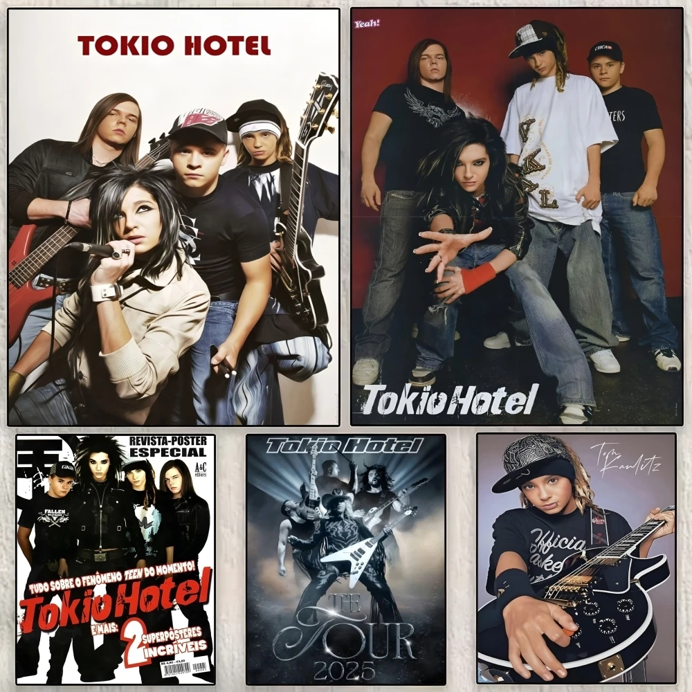 Banda de Rock de Metal t-tokio, pintura de Hotel, lienzo de caligrafía, póster HD, arte de pared, pasillo interior, decoración del hogar, regalos de vacaciones