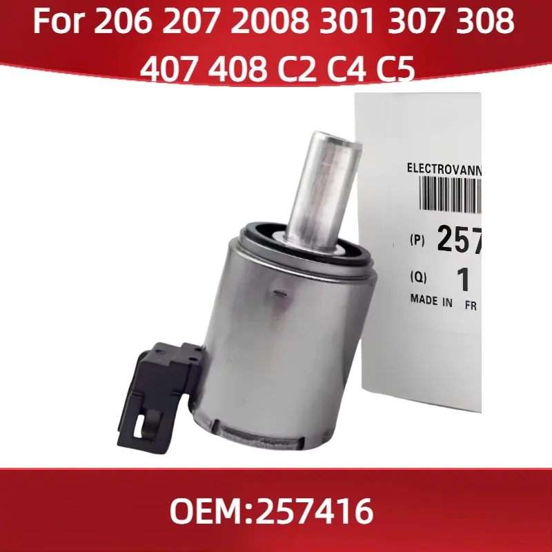 

257416 For Peugeot 206 207 2008 301 307 308 407 408 for Citroen C2 C4 C5 4AT automatic transmission solenoid elector valve