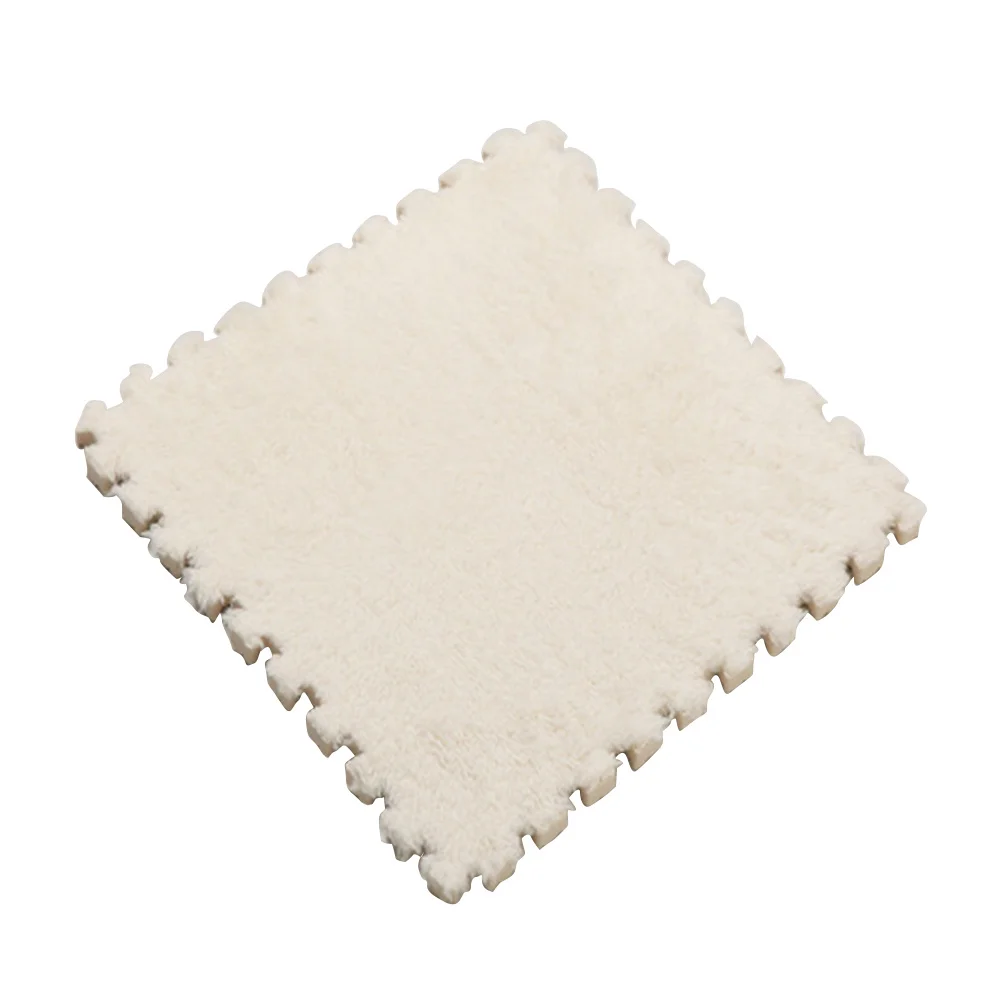 Eva In elkaar grijpende kinderspeelmatten Wit Peuter Baby Kruipmat voor Gym Oefenruimte Lichtgewicht Duurzaam Geluidsreducerend