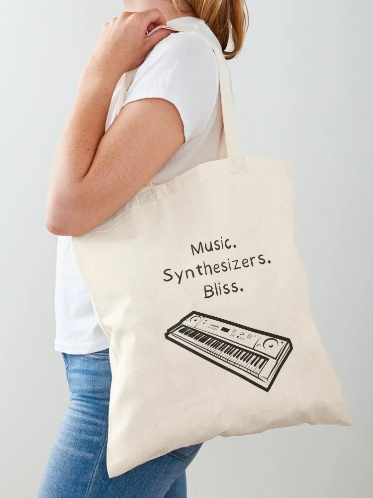 

Music, synthesizers, bliss Tote Bag custom canvas bag Women's shopper bag Candy bags Shopping bags