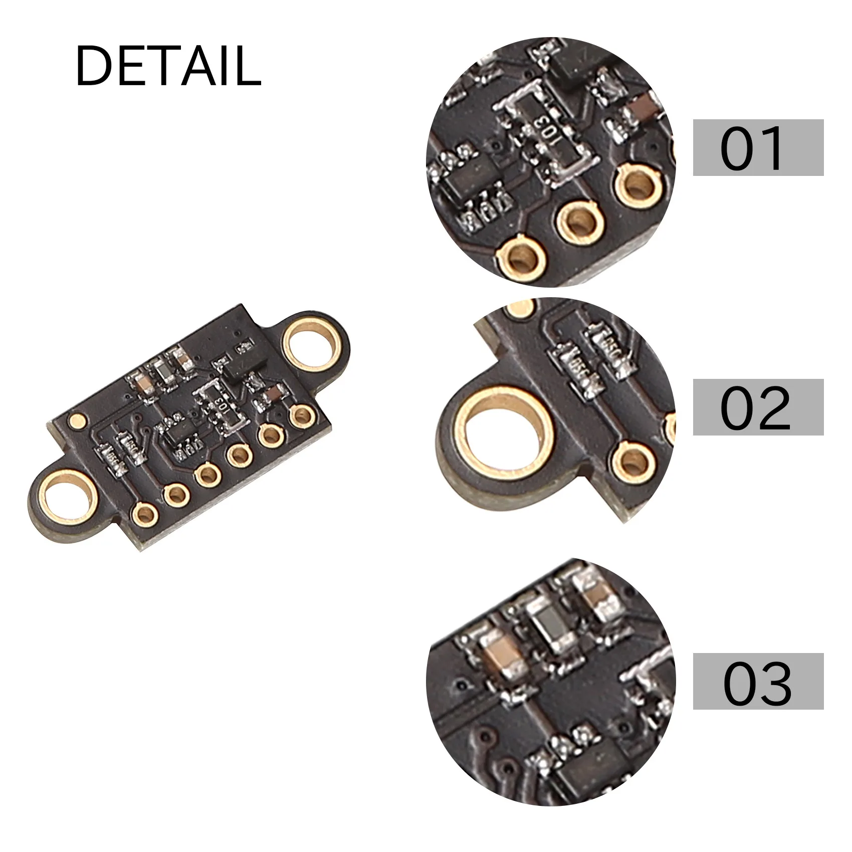 W1K-xVL53L1X Ranging Flight Time Sensor Module 3V-5V Distance 400cm Measurement Extension Board Module for