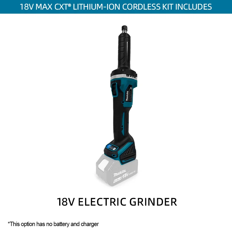 Makita Borstelloze Stiftslijper 4-Speed Haakse Slijper Polijsten Roterende Elektrische Graveren Tool Draadloze Handheld Slijpgereedschap