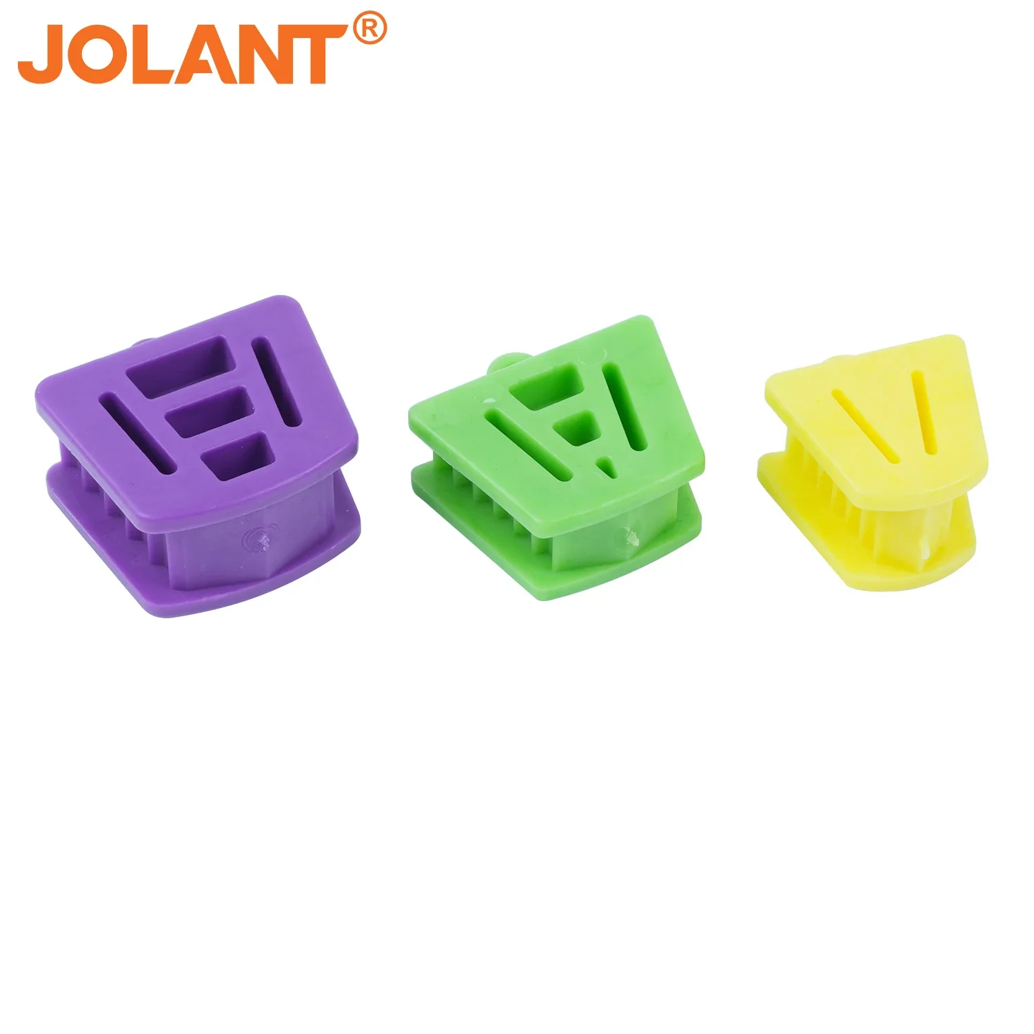 3pcs/Pack JOLANT 3 Sizes Dental Mouth Opener Occlusal Pad Teeth Prop Bite Rubber Retractor Latex S/ M/ L Dental Oral Care Tool