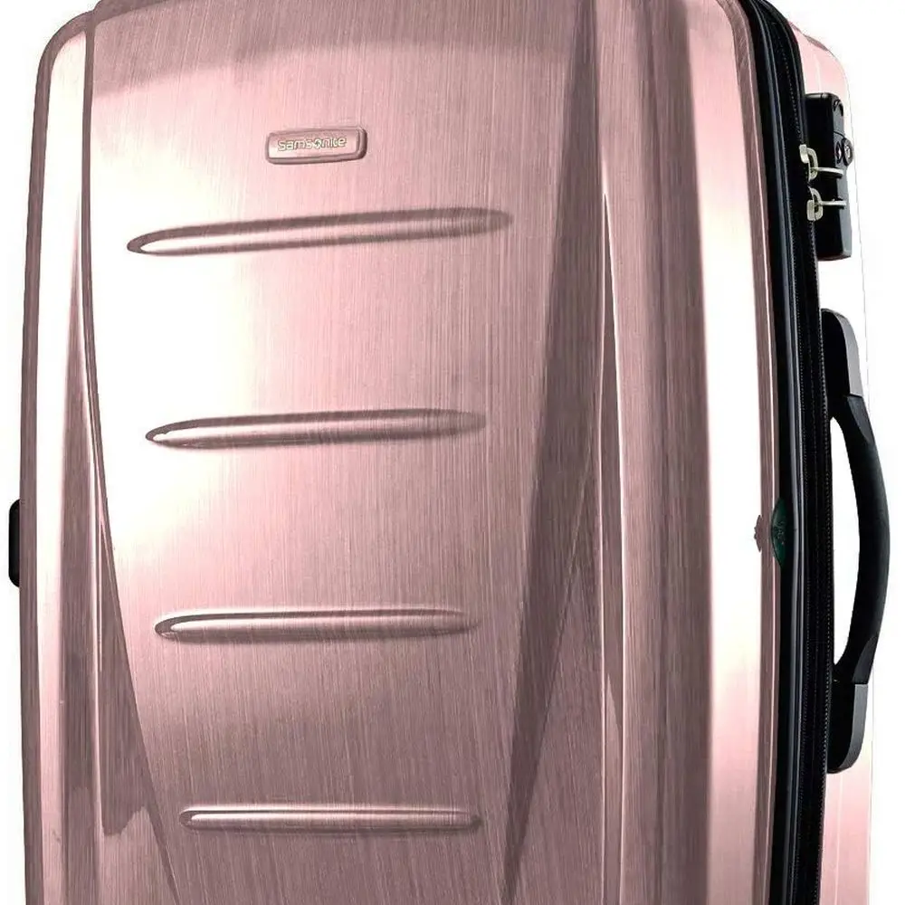 Bagagem giratória rígida expansível, rosa Artic, 28 polegadas, grande