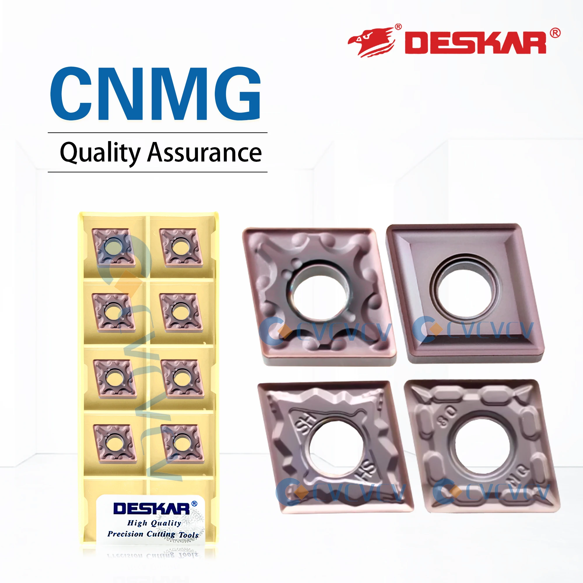 

DESKAR CNC lathe 100% Original CNMG120404 CNMG120408 MA HS MQ MS LF6018 Turning Tools Used For Processing Stainless Steel Blade