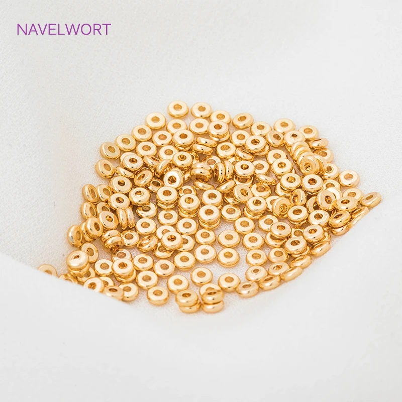 18k Gold Plated Spacer Beads for Bracelet Making