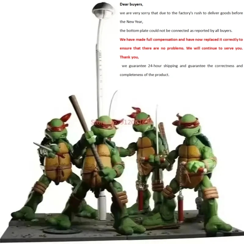 NECA Teenage Mutant Ninja Turtles 2008Anime Figure TMNT Turtles First Ninja Action Figure Model Doll For Gift And Toy Collection