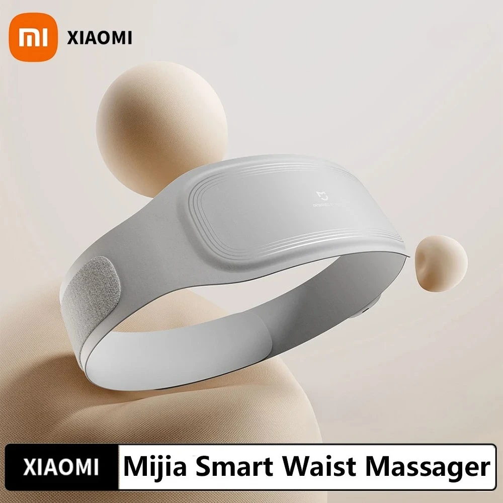 Умный массажер для талии Xiaomi Mijia, версия EMS, двухчастотный импульсный спа, горячий компресс, удар SPA, теплый компресс, защита поясницы