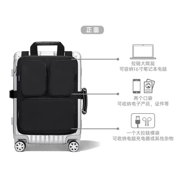 Suitable for 20-inch Luggage Expansion Bag Boarding Box, Luggage Strap Protection Organizer, Can Be Hand-held Hanging Vest Bag