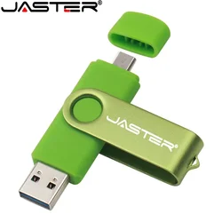 Jaster TYPE-C Hoge Snelheid Usb Flash Drive Otg Pen Drive 256Gb 128Gb 64Gb Usb Stick 32Gb pendrive Flash Disk Voor Android Micro/Pc