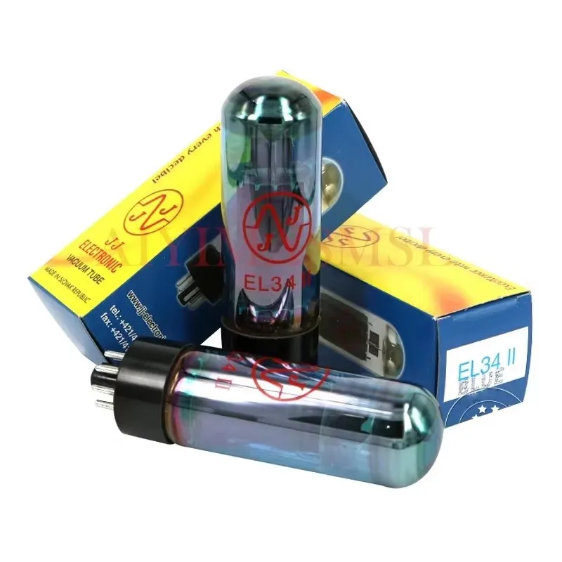 JJ EL34 Blau EL34II Vakuumröhre Upgrade EL34 EL34C 6CA7 5881 6P3P 6L6 6L6GC HIFI Audio Ventil Elektronenröhrenverstärker DIY abgestimmt