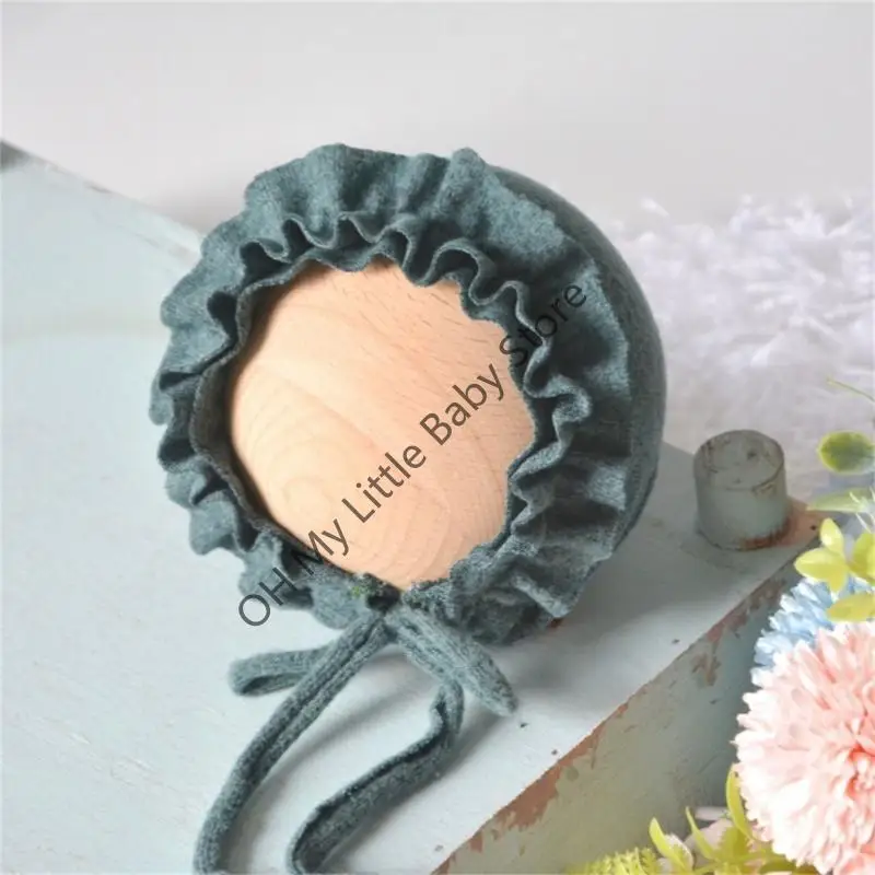 

M76C Новорожденные кружевные шляпа для фотографии наслаждайтесь комфортом и модой, малышка первые фотосессии, капоты, стильные