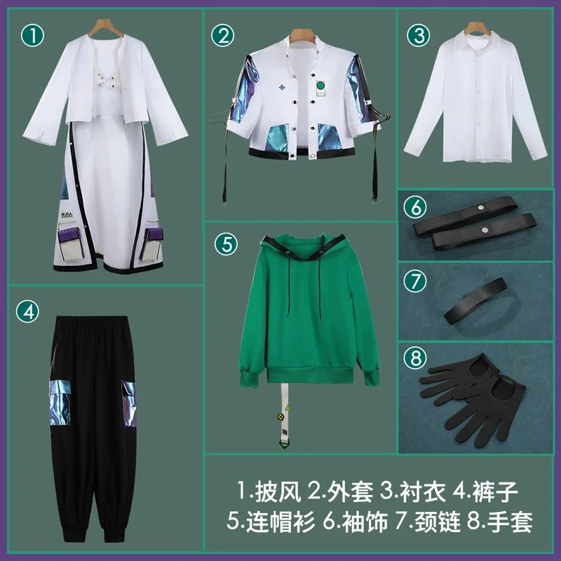 أزياء VTuber Murakumo Kagetsu التأثيرية أزياء كوس لعبة أنيمي زي حفلات الهالوين ملابس لعب الأدوار #3