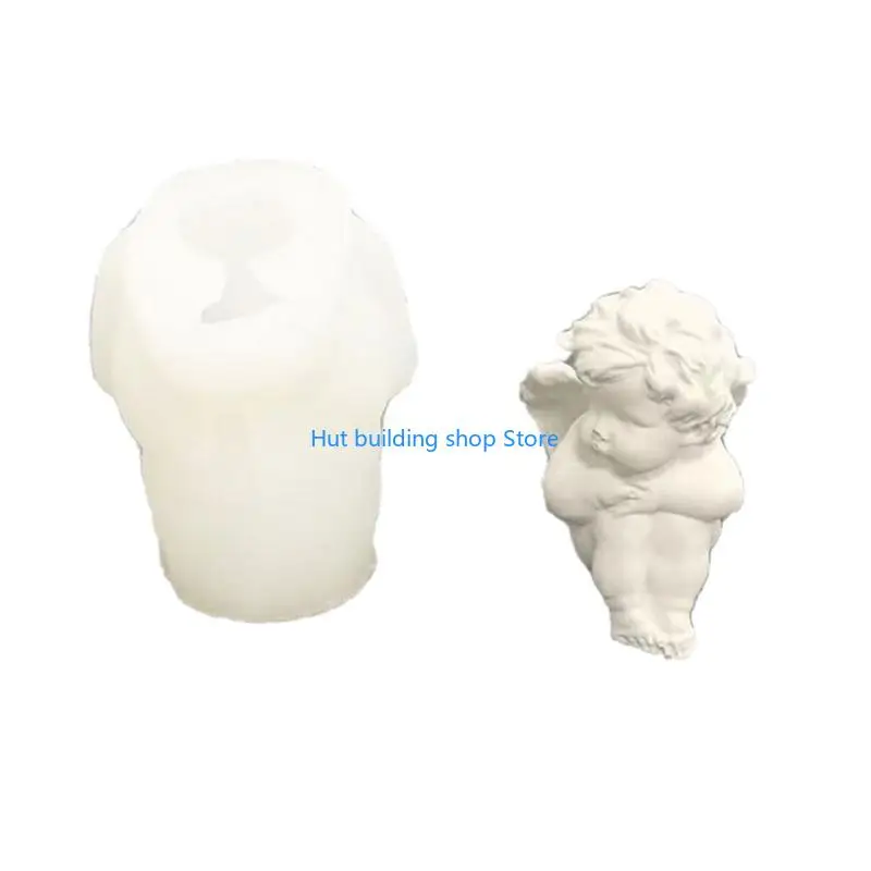 T21C Statue Silicone Mold Easy to De-mold Dishwasher Safe for DIY Soap Plasters Ornament Fondant Decorations