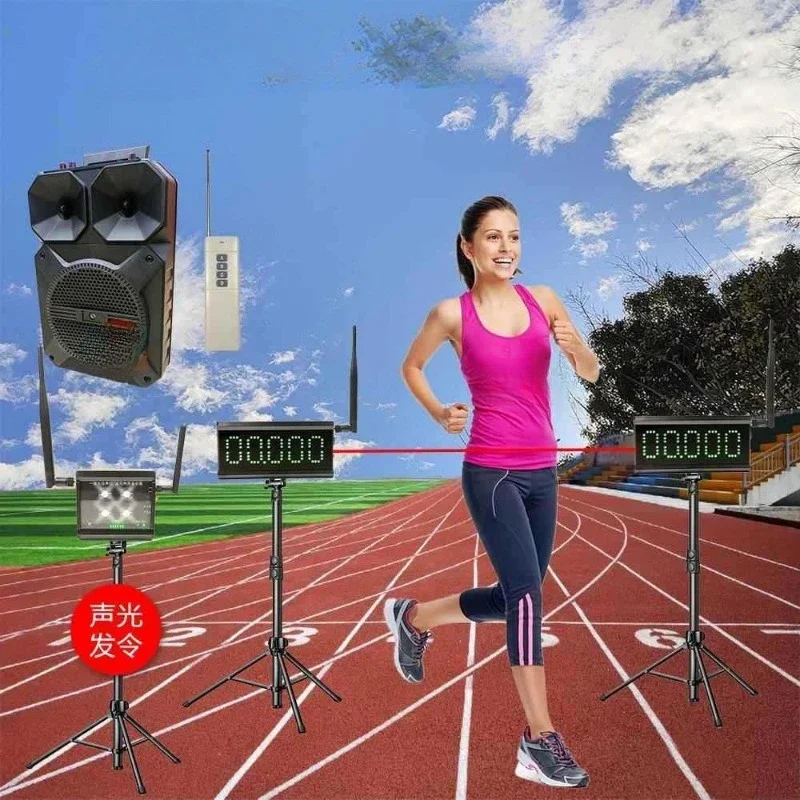 Timer Automatic induction Track and field Multi-track command run Turn-back run Electronic timing