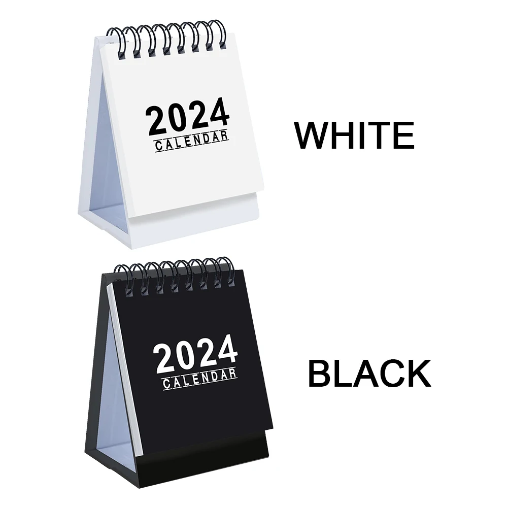 سطح مكتب محمول ، ورق سميك منزلي ، ديكور سطح مكتب بسيط وثابت ، ربط سلك مزدوج للمكاتب ، تقويم للمدرسة والمكتب ،