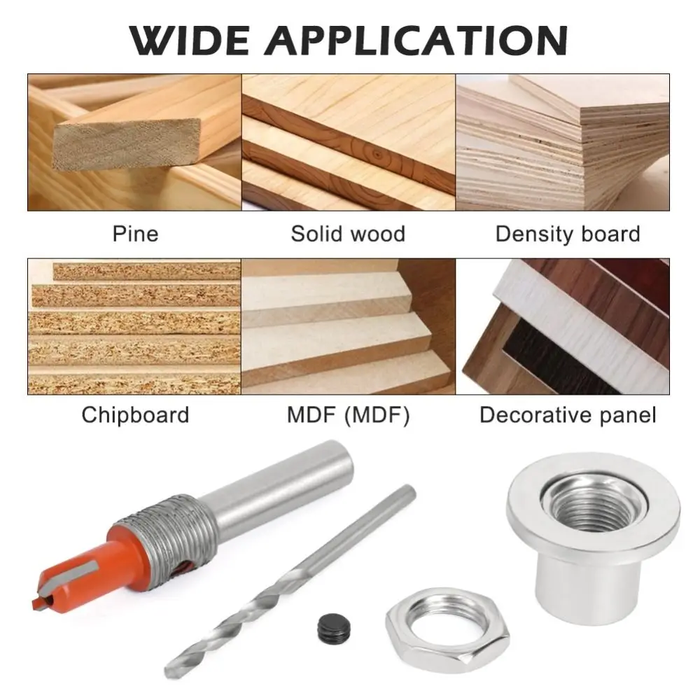 

Adjustable Shank Countersink Drill Bit Anti-Slip Design Professional Grade Adjustable Countersink Anti-slip Wear Resistant