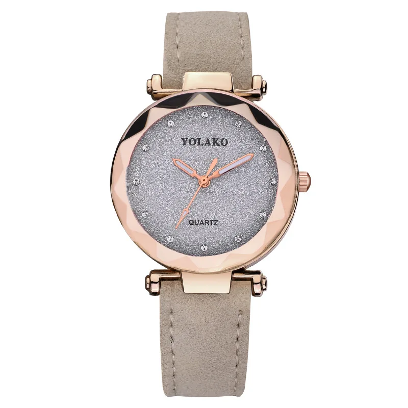 Starry Sky Diamond reloj de mujer, reloj de cuarzo con cinturón