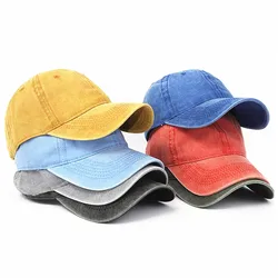 Casquette en coton monochrome pour hommes et femmes, chapeau de papa, sports de plein air, unisexe, personnalisé, noir, vente en gros