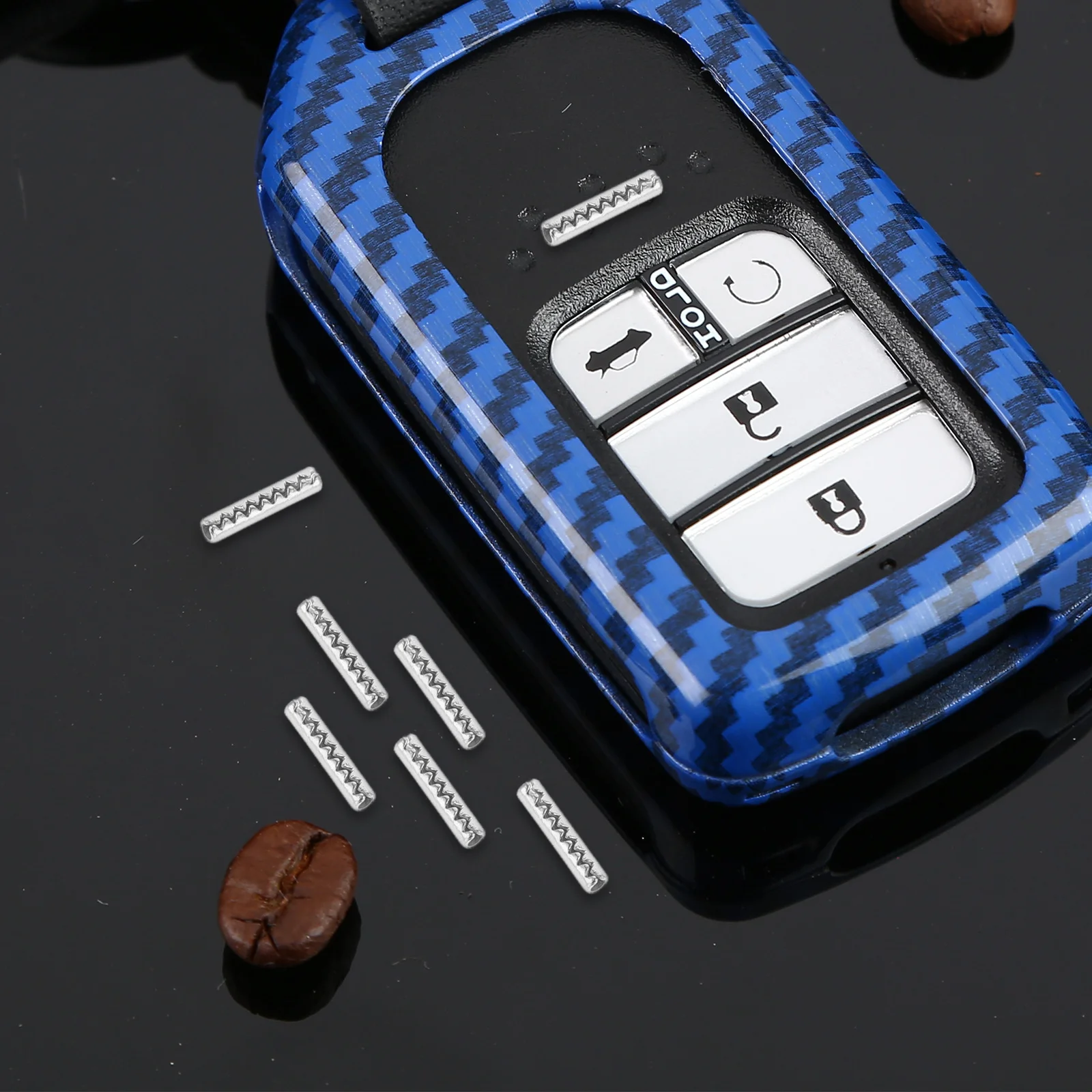 

200Pcs 8Mm Length Stainless Steel Car Remote Key Split Pin Replacement Folding Design for Portable Storage and Extended Use