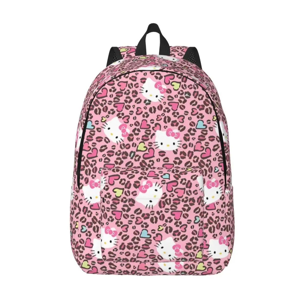 

Hello Kitty Leopard for Teens Student School Bookbag Kawaii Cartoon Daypack Elementary High College Outdoor